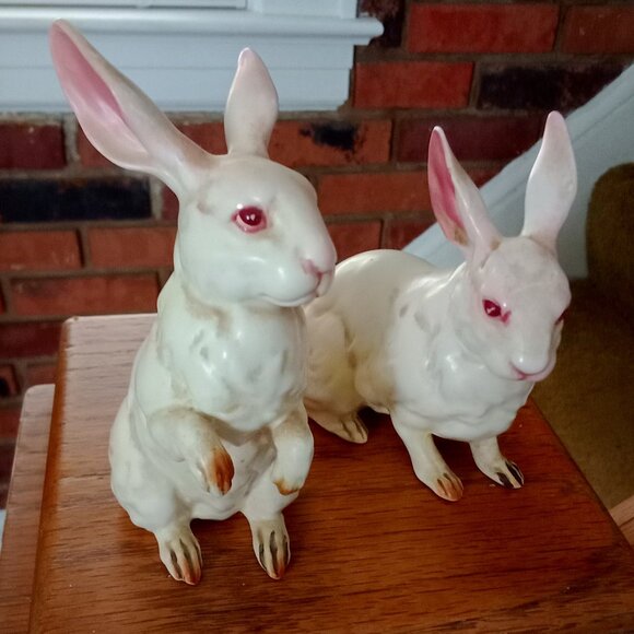 Lefton Ceramic Rabbits/2 - Picture 2 of 14
